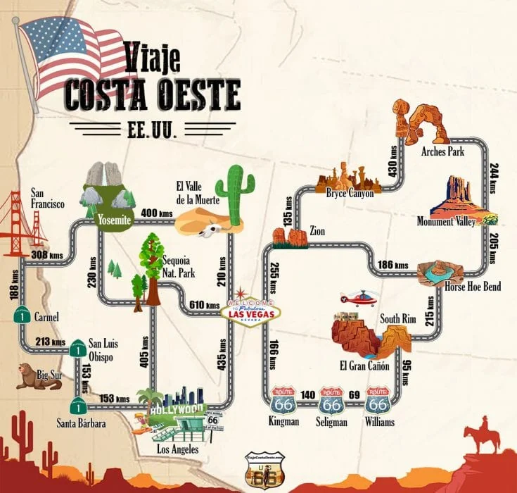 mapa-costa-oeste-eeuu