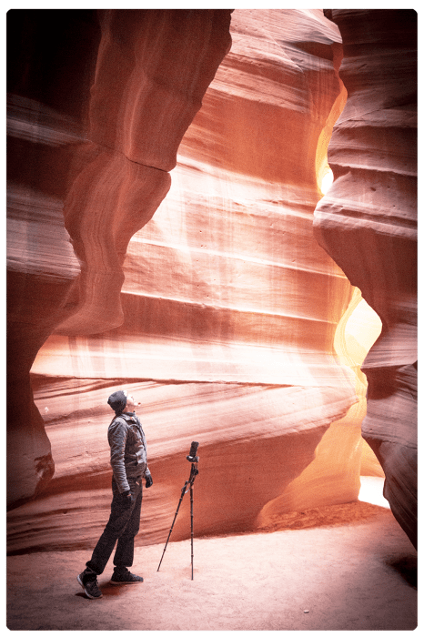 Jordi Romo in Antilope canyon