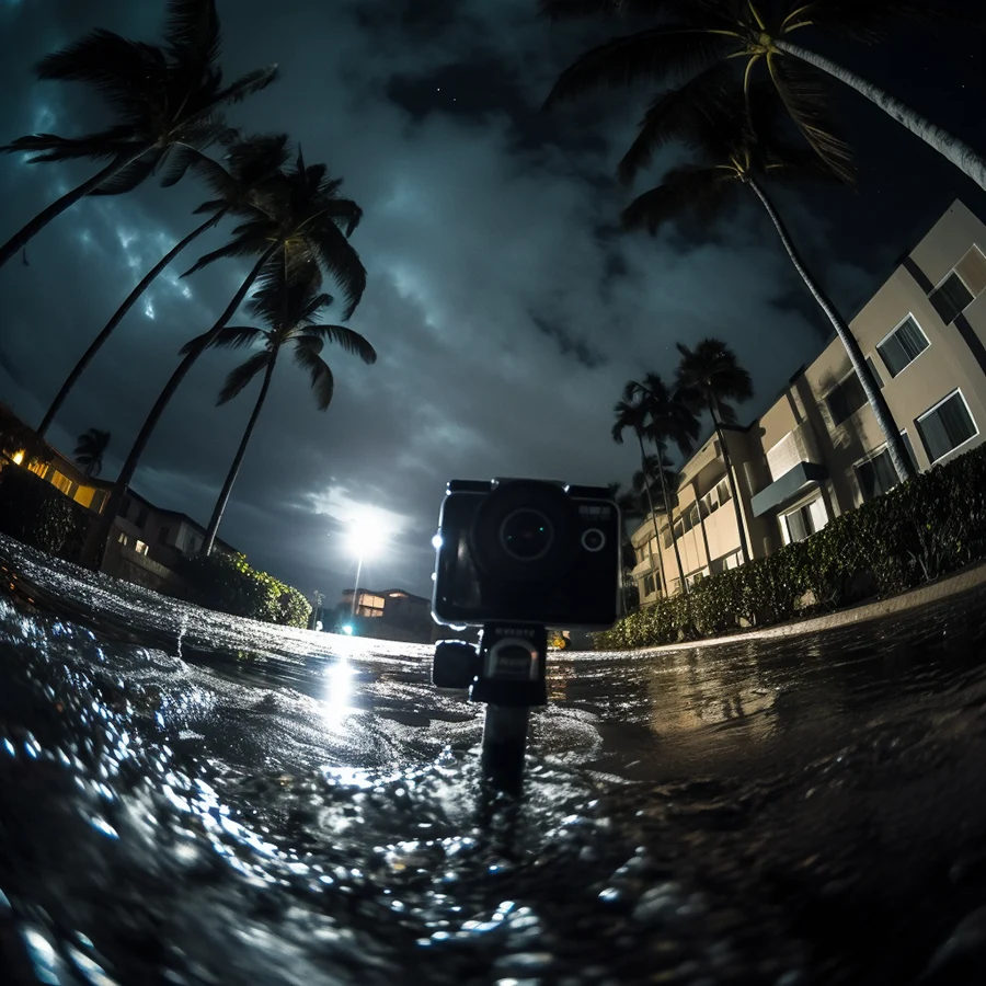 gopro en noche